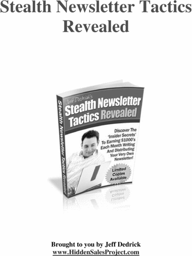 Product picture Stealth Newsletter Tactics Revealed